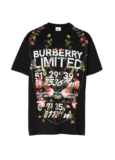 burberry montage print cotton oversized t shirt|Burberry White Montage Print Cotton Oversized Short .